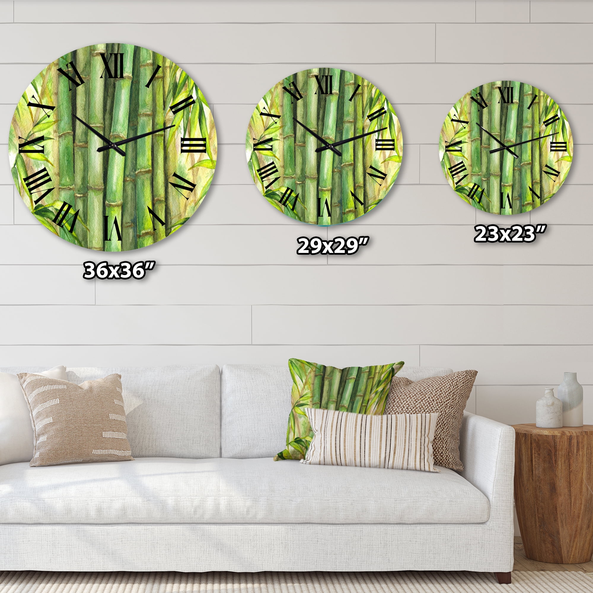 Designart 1 in Transitional Wall Clock
