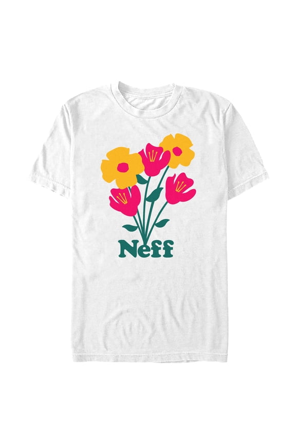 Men's NEFF Large Flower Bouquet Logo Graphic T-Shirt