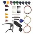 thumbnail image 1 of Guitar Strings Replacement Pack, Tool Pack Pick Holder Guitare Accessoires Kit Guitare Strings Replacement Set pour Ukulele pour Guitare Folk pour Guitare Acoustique, 1 of 8