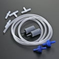 Elasticity Aquarium Air Pump Tubing Airline Tube for Aquariums Accessories with Valves