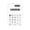 White, variant on WONDBA Mini 4-Function Handheld Calculator, Pink