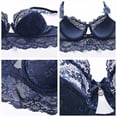 thumbnail image 4 of Varsbaby Sexy Lace Padded Push Up Bra Lingerie Sets for Women, 4 of 5