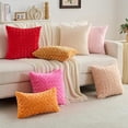 thumbnail image 6 of JIATER Pack of 2 Throw Pillow Covers 18x18,Rose Decorative Couch Pillow Covers,White, 6 of 6