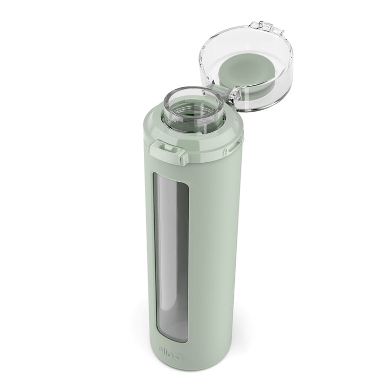 Ello Clara Glass Water Bottle, 20oz, Green photo 6