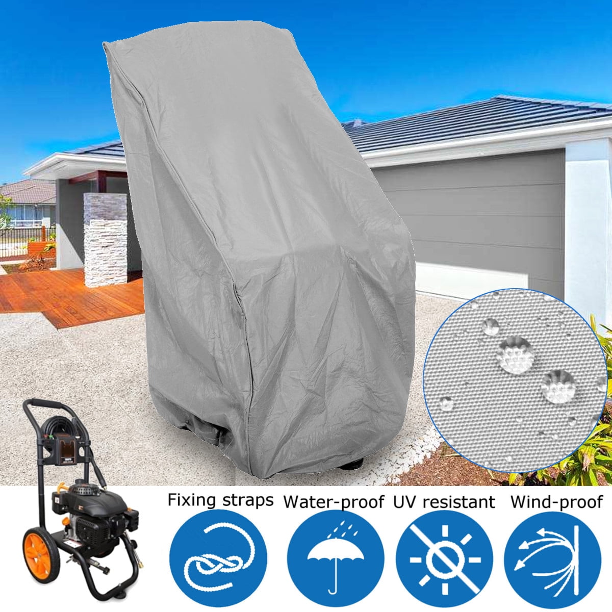58x52x99cm Waterproof Gas Pressure Washer Cover for WEN PW31 Pressure