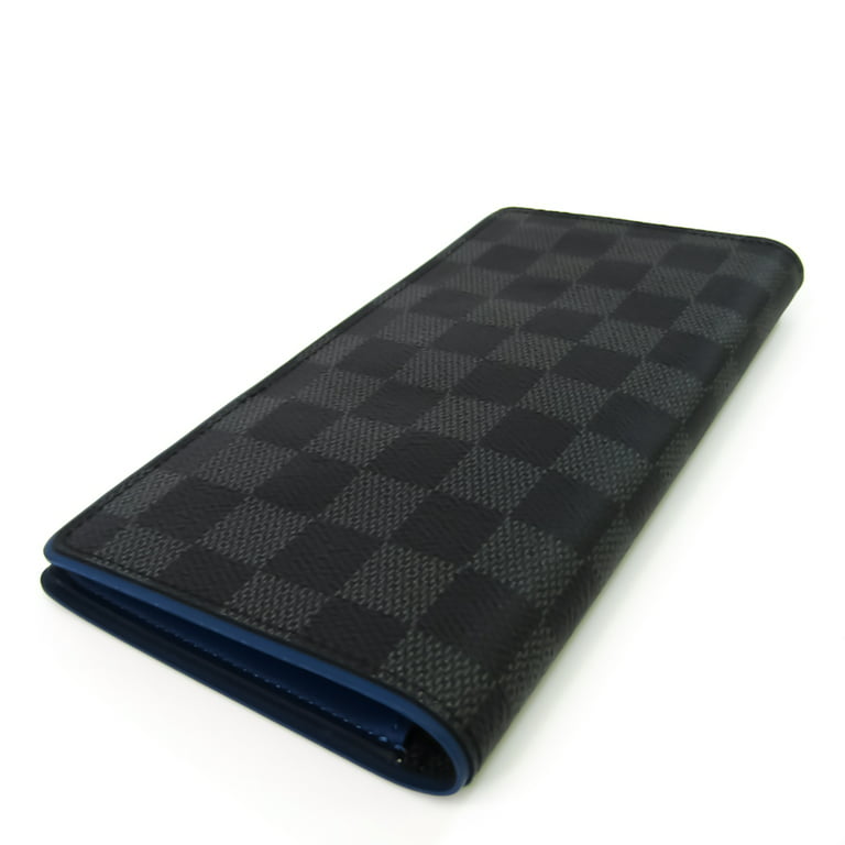 Authenticated Used Louis Vuitton Damier Graphite Brazza Wallet