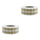 thumbnail image 1 of Etiquetas adhesivas para joyería Billuyoard 500 x Redondas Kraft Papel para Anillos 2piezas Marrón, 1 of 1