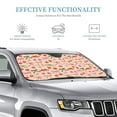 thumbnail image 2 of Bingfone Cherries And Bows Car Windshield Sunshade,Sun Foldable Sun Shield Sun Visor for Car - Medium, 2 of 8