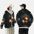 thumbnail image 6 of Kll Creative Poker Print Men'S Women’s Upf 50+ Sun Protection Outdoor Hoodie Jacket Long Sleeve Fishing Hiking Performance Shirt- Xx-Large, 6 of 8