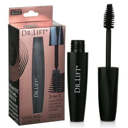 Dr. Lift Mascara 3-in-1 Instant Lash Lift to Lengthen, Define, and Volumize, Black 0.33 Fl. Oz.