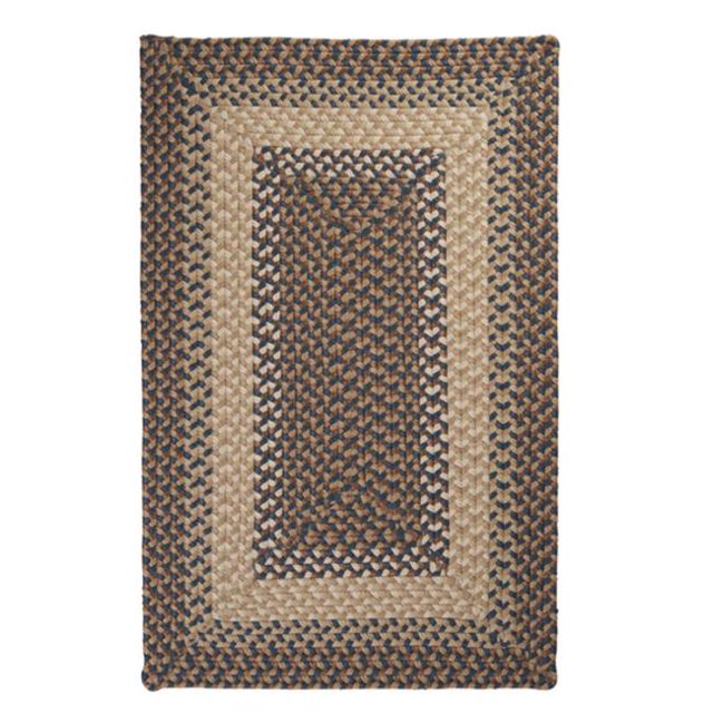 Colonial Mills Tapis TB09R024X048R Tiburon - Bleu Pierre 2 Po x 4 Po Tapis Tressé