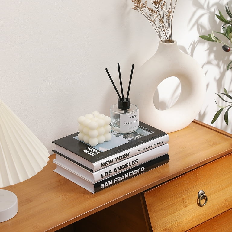 Coffee Table Books, 3 Pcs Faux Books for Decoration, Decorative