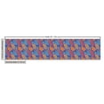 thumbnail image 3 of Floral Fabric by the Yard, Summer Theme Sketch of Exotic Colorful Plants in Repeated Pattern, Upholstery Fabric for Dining Chairs Home Decor Accents, Dark Ceil Blue and Multicolor by Ambesonne, 3 of 5