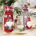 thumbnail image 6 of THLKIF Christmas Wine Bottle Gift Bags, Reusable Drawstring Bags with 3D Doll Designs, Merry Christmas Themed Decor for Holiday Parties, Festive Gift Giving, 6 of 9