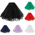 thumbnail image 4 of Underskirts for Women 50s Petticoat Skirt Rockabilly Dress Knee for Dresses, 4 of 4