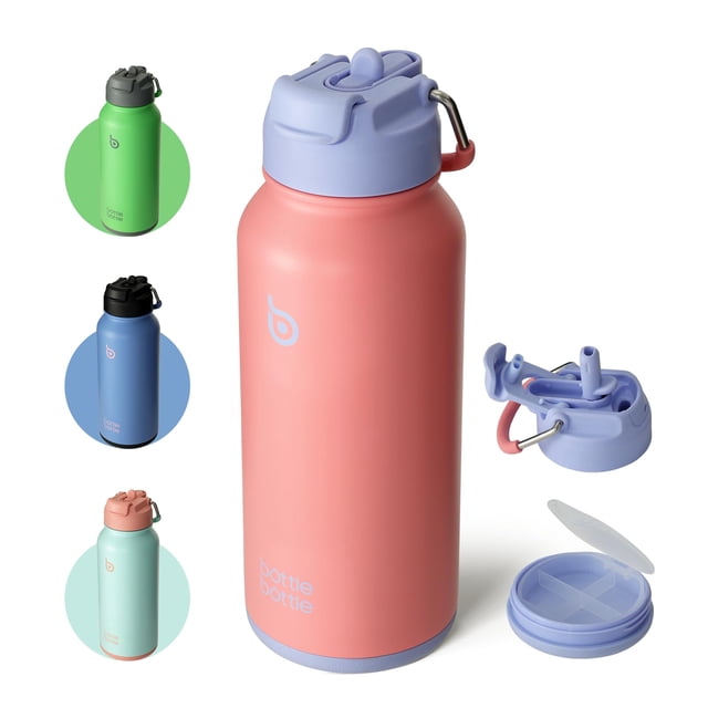 Botella Deportiva Aislada BOTTLE BOTTLE 950 ml con Popote