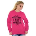 thumbnail image 3 of Bare Foot Buck Wild Cute Southern Women Crewneck Sweatshirt Brisco Brands S, 3 of 6