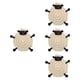 thumbnail image 2 of Posavasos con forma de cordero, posavasos de taza, tejidos a mano, ligeros y modernos, para café. Beige, 2 of 9