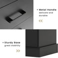 thumbnail image 6 of 6 Drawer Dresser for Bedroom, Modern Wood Chest of Drawers with Metal Slide&Handle, Large Storage Cabinet Storage Tower Clothes Organizer for Living Room, Black, 6 of 10
