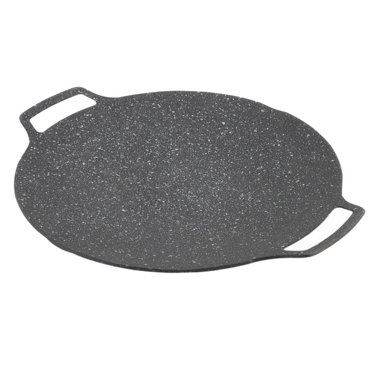 Korean Barbecue Grill Pan Round Induction Griddle Pan for Stove Top Griddle  Flat