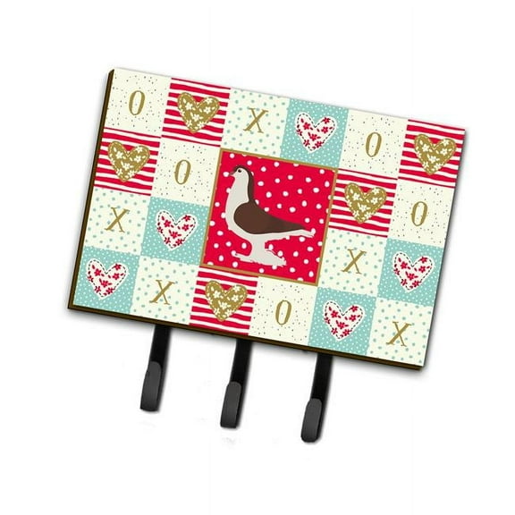 Large Pigeon Love Leash or Key Holder