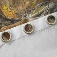 thumbnail image 4 of Feelyou Farmhouse Deer Elk Black Out Curtains, Woodland Wildlife Curtains Pack of 2 (42x63 Each), Jungle Tree Lake Bedroom Curtains, Window Curtains Decor, 4 of 6