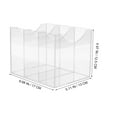 thumbnail image 2 of HONMEET 1Set Transparent Acrylic Containers Organizers Rectangular Shape for Closet Desk Shelves Space-saving Storage, 2 of 8