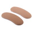 thumbnail image 3 of 5 pares de empuñaduras de talón autoadhesivas esponja suave protector para el cuidado de los pies plantilla forro talón zapatos almohadillas traseras (café）, 3 of 6