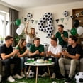 thumbnail image 3 of 40in Black And White Soccer Ball Number 4 Football Balloon Large Digit 4 | Suitable For Birthday Soccer Themed Party Decorations, 3 of 8