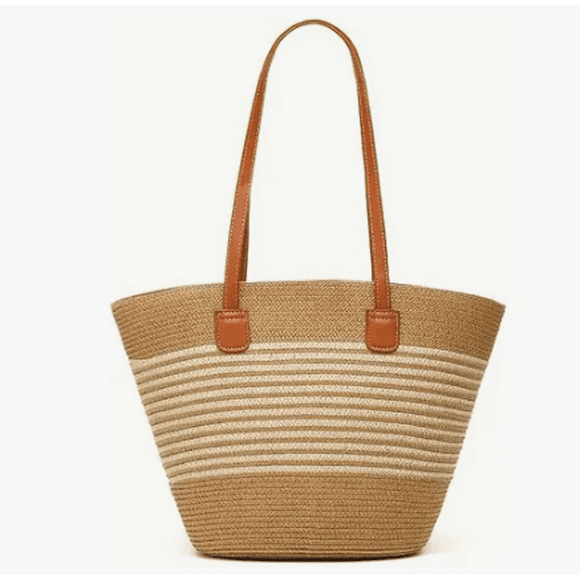 Bolsa Xtellar De Viaje P/ Mujer Tote Bag Bolso Paja P/ Playa/diario