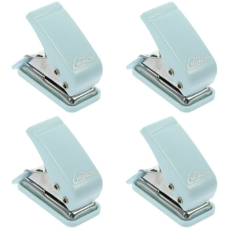 4 Count Cord Ties Hole Punch Compact Stapler Paper Office