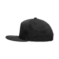 thumbnail image 3 of Decky 1098-BLK 7 Panel Cotton Snapbacks - Black, 3 of 6