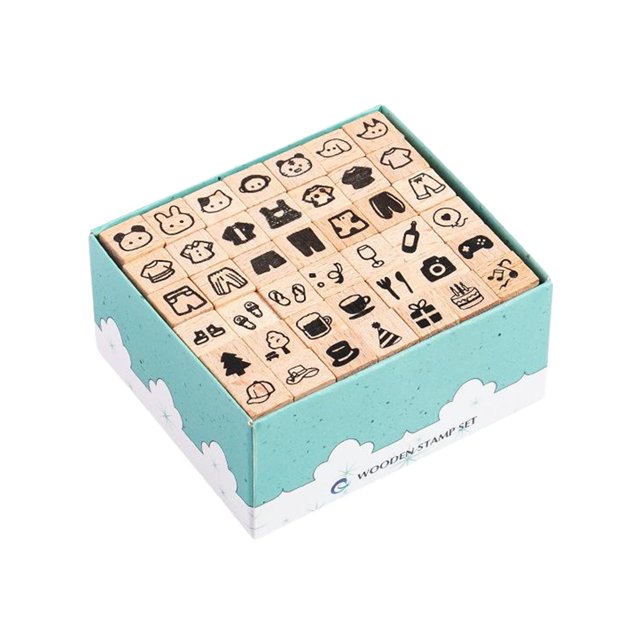Guardoinrt Weekly Seal Set Creative Diary delicate and Stamps For Family Bonding Time Decorative Stationery Seal Delicate