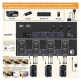 thumbnail image 3 of Commutateur KVM 3 Ordinateurs 3 Moniteurs + DisplayPort USB 3.0 Commutateur KVM 8K@30Hz/4k@144Hz Triple Moniteur DP KVM pour 3 Pcs, 3 of 7