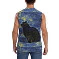 thumbnail image 4 of Disketp Shambhala Cat Sleeveless Tshirts For Men, Muscle Shirts For Men Dry Fit Tank Top-3x-Large, 4 of 8