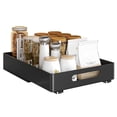 thumbnail image 2 of Pull-out gabinete organizer heavy-duty slide-out cajón no drill required sliding pull-out pantry estantes para cabinets ideal para para kitchen y bathroom (1 piece negra), 2 of 8