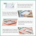 thumbnail image 4 of At-Home Rolled Ice Cream Maker Kit, Instant Freeze Plate with 2 Scrapers, DIY Homemade Ice Cream tray, Yogurt, Sorbet, Fun Family Activity for Kids, Food-Grade Stainless Steel(White）, 4 of 9