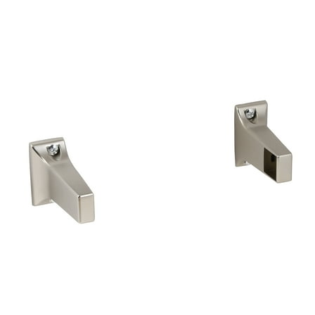 Design House 564310 Classic 3/4-inch Bar Arm Bracket for Bathroom Bedroom Closet or Kitchen, Satin Nickel