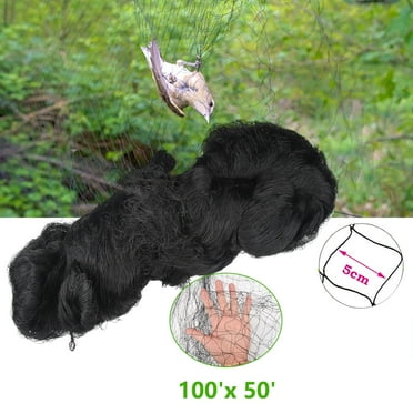 Supsupsiu 100'X50' Heavy Duty Bird Netting for Bird Poultry Aviary Game Pens Net Anti Bird Netting Fruit Tree Protective