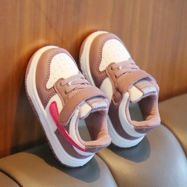 Zapatos de fondo suave para aprender a caminar para bebés y niños pequeños de 1 a 3 años, zapatos de tablero de moda para niños y niñas, primavera y otoño