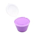 thumbnail image 2 of Stress Relief Decoration Adults, Sensory Squeeze Play Sets, Stretchy Fidget Play Sets, Plastic Storage Container, Clear Container with Lid, Purple Butter, Slime & Putty, Clear Slime Bucket, 1 Pc,, 2 of 4