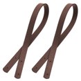 thumbnail image 1 of Minkissy Sac Fourre-Tout Ceinture Sangle Lot de 2 Design Classique Brun Rougeâtre Bande Droite Sac à Main pour Femmes, 1 of 8