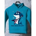 thumbnail image 3 of Music And Shark Hoodie Toddler -Image by Shutterstock,  4 Toddler, 3 of 4