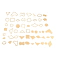 thumbnail image 3 of Acrylic Stencil Template, 54 PCS Clear Mixed  Small Pattern Set Leather Craft For Quilting Acrylic Sewing DIY Tool, 3 of 8