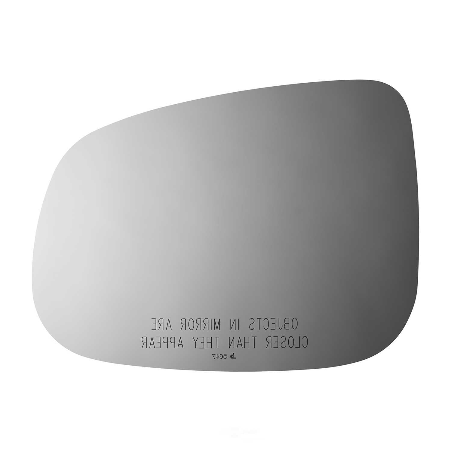 Burco Side View Mirror Replacement Glass - Clear Glass - 5647