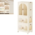 thumbnail image 2 of Armoire en Plastique Portable Armoire en Plastique Placard en Plastique Armoire en Plastique Armoire de Rangement en Plastique Armoires Pliantes Installation Gratuite Armoire Courte, 2 of 7