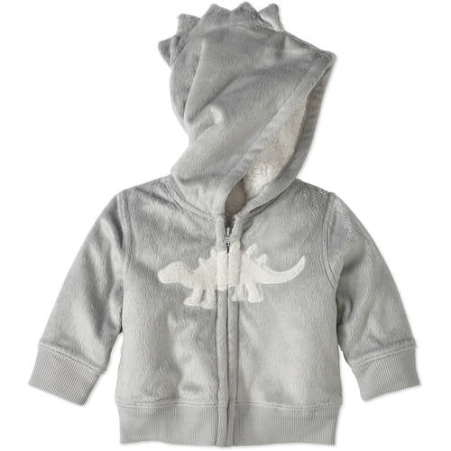 Healthtex Infant Baby Toddler Boys Blue Jacket Sweatshirt Fleece Hoodie With Fox