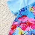 thumbnail image 6 of RTKFRFLM Girls Swimwear Set with Cute Cartoon Floral Print, Short Sleeve Top and Shorts Swimsuit for Toddlers and Kids 1–8Y, 6 of 7