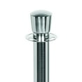 thumbnail image 7 of M&T Displays Chrome Polish Crown Top Stainless Steel Stanchion Pole, 7 of 7