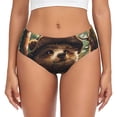 thumbnail image 1 of Fotbe Jungle Hat Bear Calzones Estampados para Mujer – Ropa Interior de Algodón, Cómoda, Suave y Elástica-3X-Large, 1 of 6